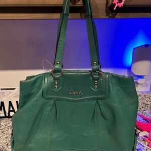 Vintage Coach Ashley leather carryall shoulder bag satchel